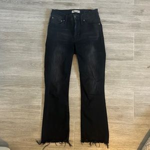 Madewell Bootcut Jeans - Washed Black, Size 24